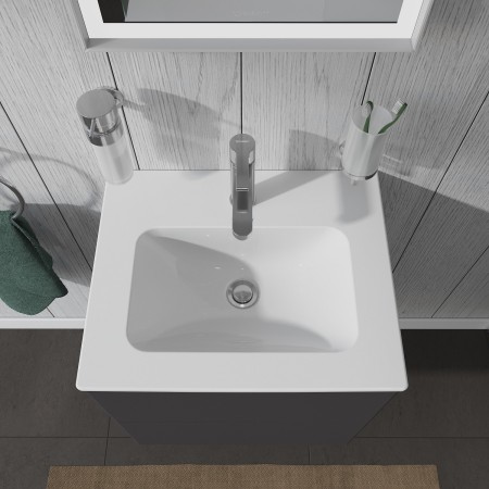 Lavabo meuble Duravit ME by Starck 53 cm avec 1 trou de robinet