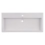 Lavabo Duravit Vero 100 cm avec 1 trou de robinet poli - vue détaillée