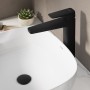 VitrA Root Square Einhebel-Waschtischmischer L ohne Ablaufgarnitur - technische Ansicht