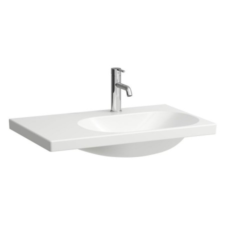 Lavabo LAUFEN LUA 75 x 46 cm, vasque asymétrique à droite, avec trou pour robinet, sans trop-plein