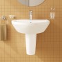 VitrA Integra Waschtisch 54,5 cm, mit Überlaufloch, 1 Hahnloch mittig - Detailansicht