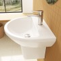 Lavabo VitrA Integra 54,5 cm, con troppopieno, 1 foro per rubinetto al centro - immagine prodotto