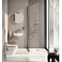 Lavabo VitrA Integra 54,5 cm, con troppopieno, 1 foro per rubinetto al centro - vista tecnica