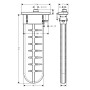 hansgrohe sBox Fertigset oval, für Badewanne - Detailansicht