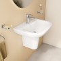 VitrA S20 Waschtisch 55 cm, 1 Hahnloch mittig und Überlauf - Produktansicht