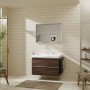 hansgrohe Xelu Q Lavabo 100 x 48 cm non poli, avec 1 trou de robinet - vue technique