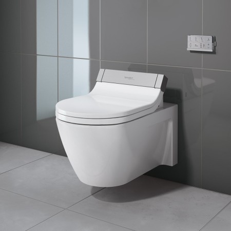 Duravit Starck 2 WC sospeso per SensoWash con attacchi nascosti