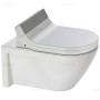 Duravit Starck 2 WC sospeso per SensoWash con attacchi nascosti - vista dettagliata