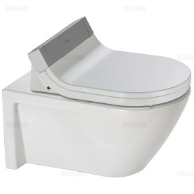 Duravit Starck 2 WC suspendu pour SensoWash avec raccords cachés