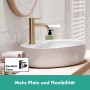 Robinet de lavabo monocommande hansgrohe Tecturis S 110 CoolStart économiseur d'eau+ sans bonde de vidage - vue détaillée