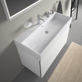 Vasque meuble Duravit Vero Air avec 1 trou de robinet 100 x 47 cm, avec trop-plein