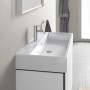 Vasque meuble Duravit Vero Air avec 1 trou de robinet 100 x 47 cm, avec trop-plein - vue technique