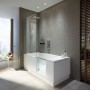 Duravit Shower & Bath Dusch-Badewanne Ecke links 170 x 75 cm - Detailansicht