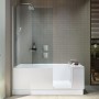 Duravit Shower & Bath Dusch-Badewanne Ecke links 170 x 75 cm - technische Ansicht