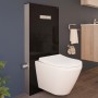VitrA Vitrus Cassettone di scarico a pavimento con rubinetteria per WC sospesi con funzione bidet