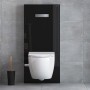 VitrA Vitrus Cassettone di scarico a pavimento con rubinetteria per WC sospesi con funzione bidet - vista tecnica