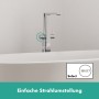 hansgrohe Tecturis E Einhebel-Wannenarmatur bodenstehend - technische Ansicht
