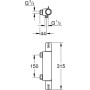 Robinet thermostatique de douche GROHE Grohtherm Special, faible profondeur - vue détaillée