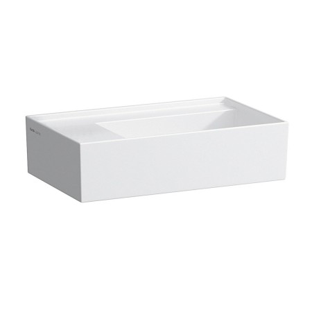 Lavabo Kartell LAUFEN 46 x 28 cm sans trou de robinet, plage de robinetterie à gauche