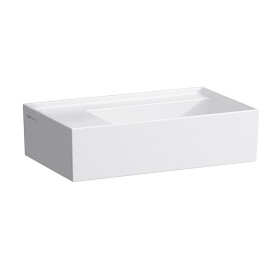 Lavabo Kartell LAUFEN 46 x 28 cm sans trou de robinet, banque de robinetterie à gauche