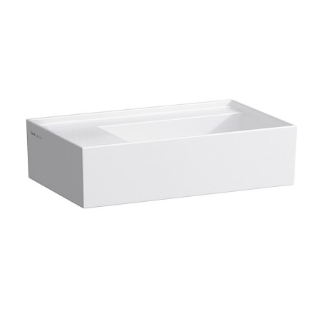 Lavabo Kartell LAUFEN 46 x 28 cm sans trou de robinet, banque de robinetterie à gauche