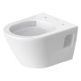 Duravit D-Neo WC sospeso Rimless, sciacquone compatto - vista dettagliata