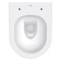 Duravit D-Neo WC sospeso Rimless, sciacquone compatto - vista tecnica