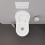 Duravit D-Neo WC sospeso Rimless, sciacquone compatto - vista dettagliata