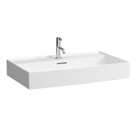Vasque à poser LAUFEN Kartell 80 x 46 cm, avec 1 trou de robinet, avec trop-plein