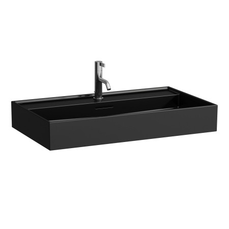 Vasque à poser LAUFEN Kartell 80 x 46 cm, avec 1 trou de robinet, avec trop-plein