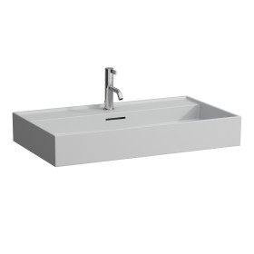 Vasque à poser LAUFEN Kartell 80 x 46 cm, avec 1 trou de robinet, avec trop-plein