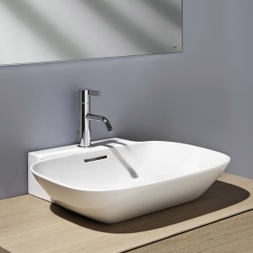 Vasque à poser LAUFEN INO 45 x 41 cm avec 1 trou de robinet et trop-plein