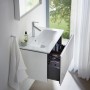 Duravit ME by Starck Meuble-lavabo Compact avec 1 trou de robinet 63 x 40 cm - vue technique