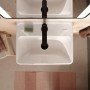 hansgrohe Xanuia Q Lavabo 450/340 avec trou de robinet et trop-plein, SmartClean - vue technique