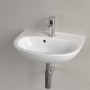 Lavabo Villeroy & Boch O.novo 50 x 38 cm, con troppopieno - vista tecnica
