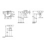 Lavabo Villeroy & Boch O.novo 50 x 38 cm, con troppopieno
