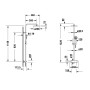 Duravit B.2 Shower System mit Brausethermostat - Produktansicht