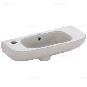 Lavabo Duravit D-Code 50 cm 1 trou de robinet à gauche