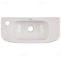 Lavabo Duravit D-Code 50 cm 1 trou de robinet à gauche - vue détaillée