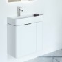 LAUFEN Val Lavabo Compact encastrable 60 x 31,5 cm, avec 1 trou pour robinet, avec trop-plein - vue technique
