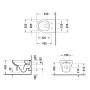 Duravit No. 1 Wand WC Rimless Set