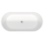 Duravit D-Neo Badewanne freistehend 160 x 75 cm, mit Überlauf - Detailansicht