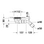 Duravit Sustano Duschwannenablauf Ablaufleistung 0,6 l/s - Detailansicht