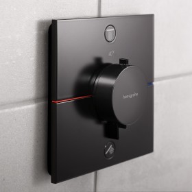 hansgrohe ShowerSelect Comfort E Thermostat Unterputz für 2 Verbraucher mit integrierter
