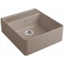 Lavello singolo Villeroy & Boch con scarico a azionamento manuale - vista dettagliata