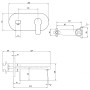 Rubinetto monocomando per lavabo Villeroy & Boch Architectura con scarico Push-Open