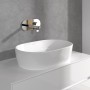Rubinetto monocomando per lavabo Villeroy & Boch Architectura con scarico Push-Open - vista tecnica