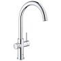 Rubinetto e boiler GROHE Red Duo taglia M, rubinetto con beccuccio a C - vista dettagliata