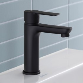 Miscelatore monocomando per lavabo Duravit D-Code FreshStart e MinusFlow