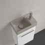 Villeroy & Boch Lavabo Avento 36 x 22 cm, Vasca a sinistra, senza troppopieno - vista tecnica